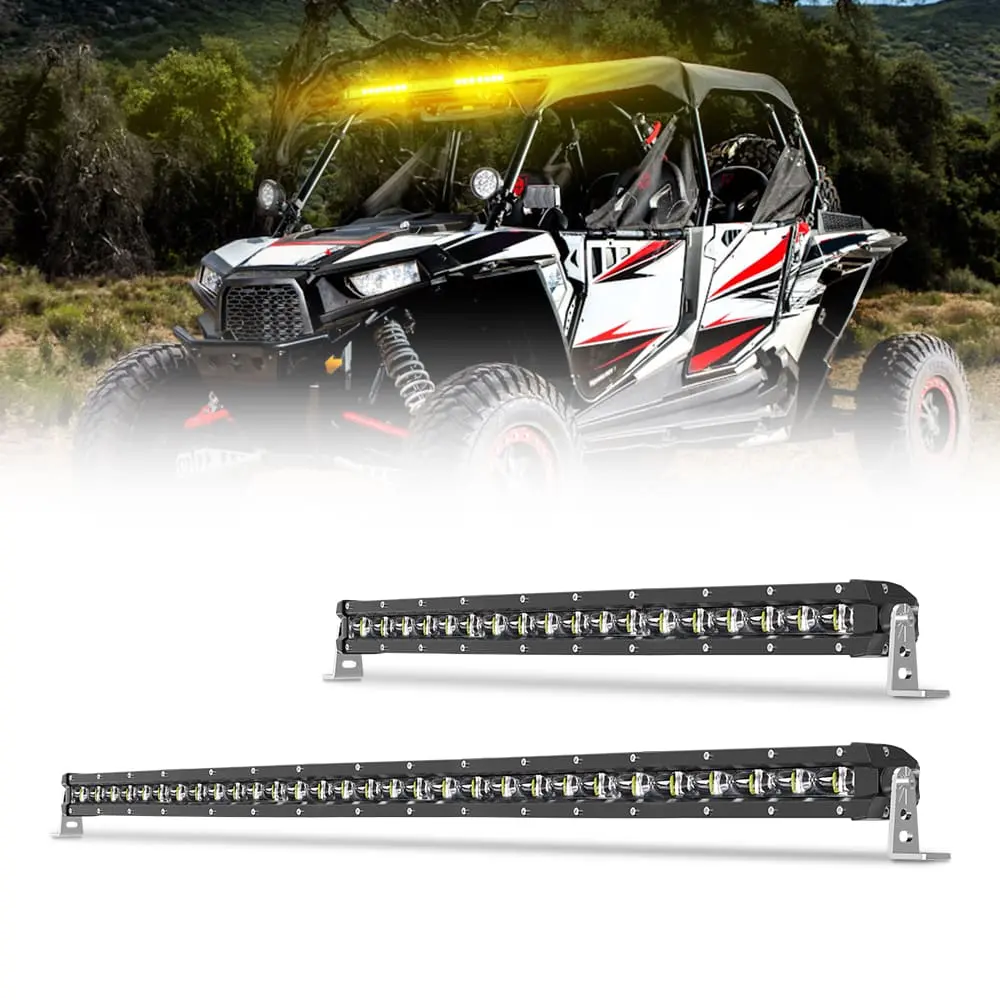 Super Slim 6d Reflector Single Row Led Light Bars For Jeep