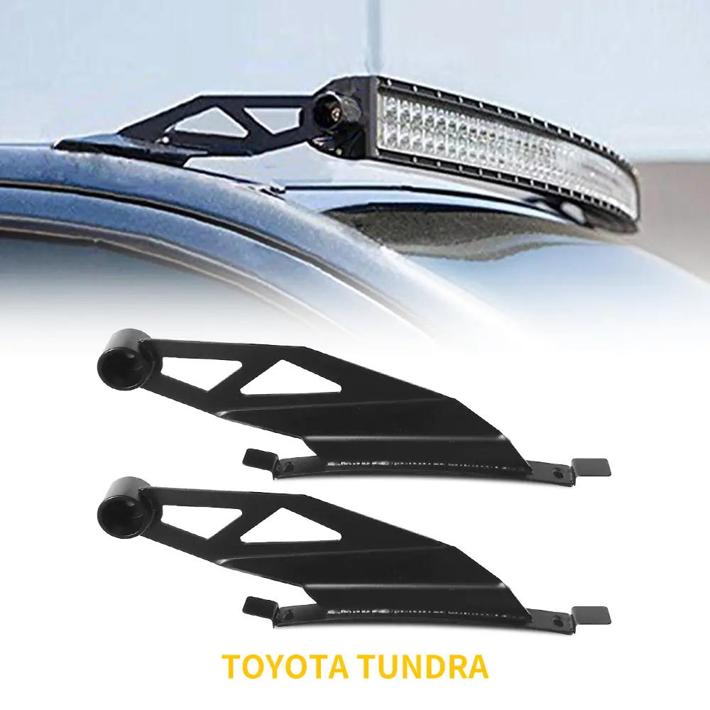 Roof Windshield Light Bar Mounting Brackets for Toyota Tundra