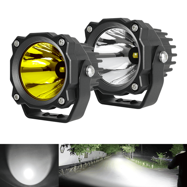 3Inch Round White Yellow Led Driving Light