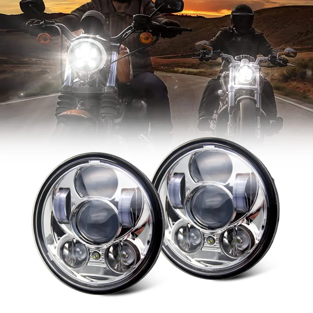 5.75 Led Headlight For Motorcycle