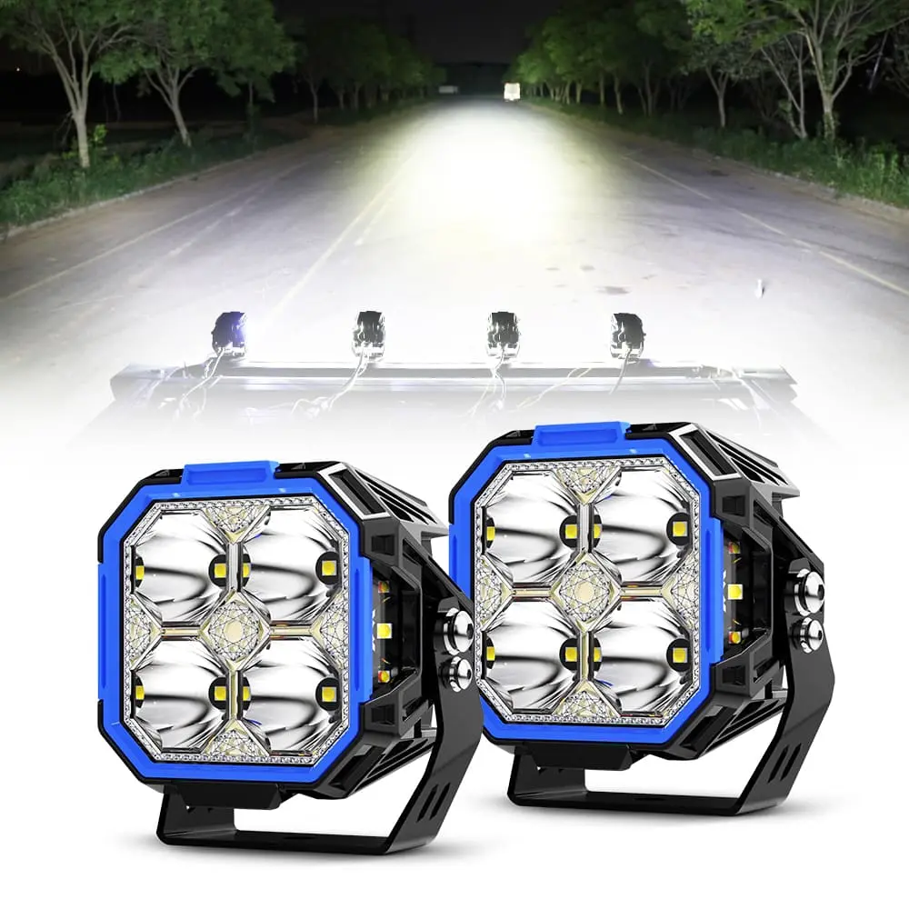 Side Shooter Led Pod Light With Backlight 3 Inch