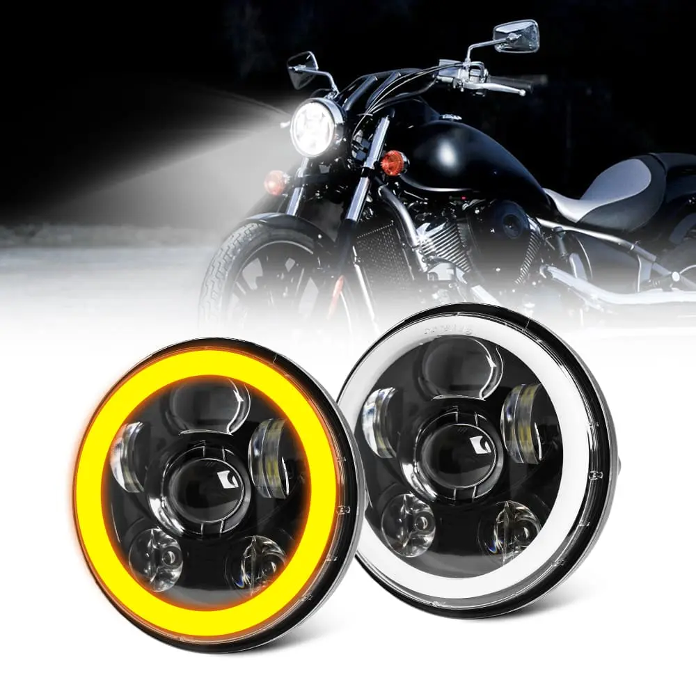 Daymaker 5.75 Inch Led Headlight With White Amber Halo