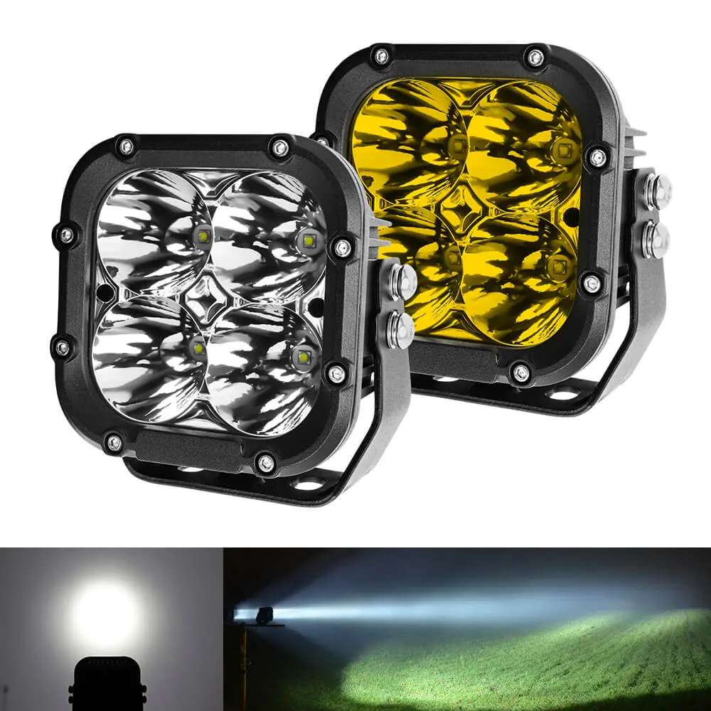 High Power 5 Inch 40W Led Cube Lights