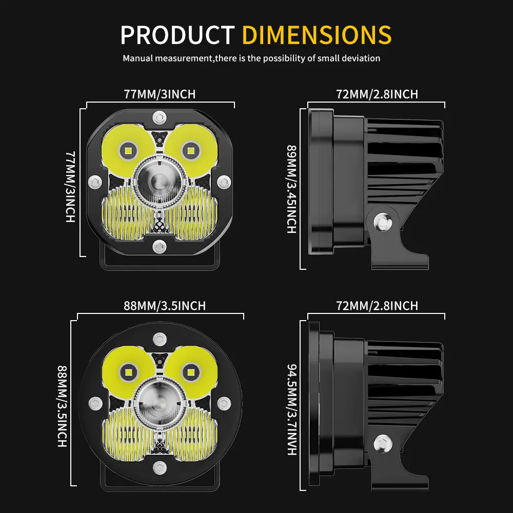 Combo Beam Off-Road Lights