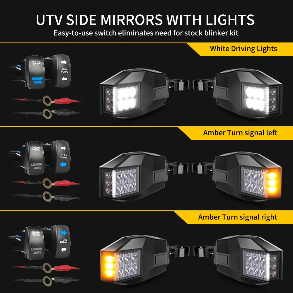 Universal UTV Mirrors