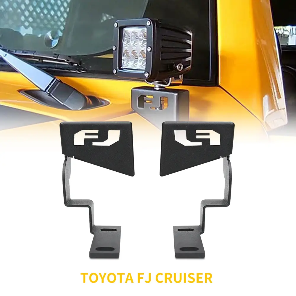 Pod Light Hood Mounting Brackets For 2007-2016 Toyota Fj