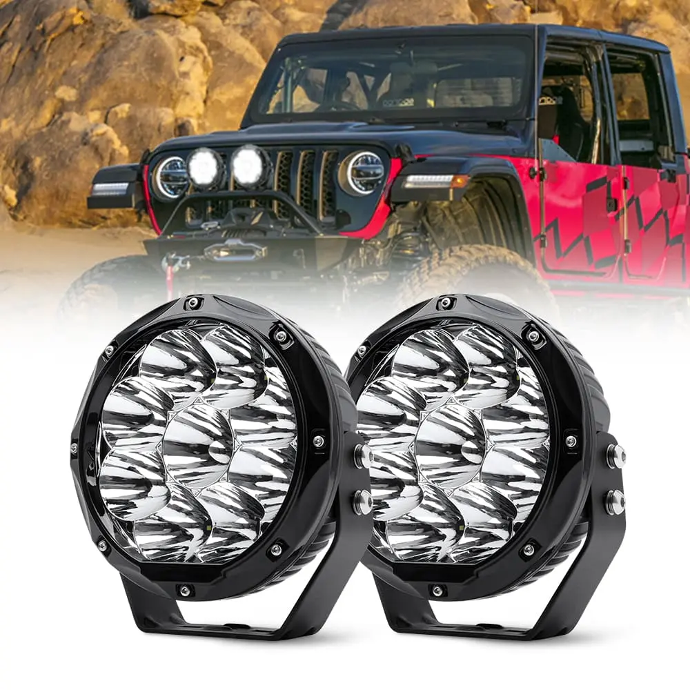 7 Inch 180W Long Distance Spot Led Driving Lights