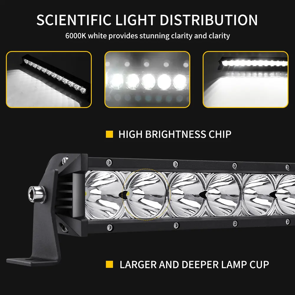 spot beam led light bar